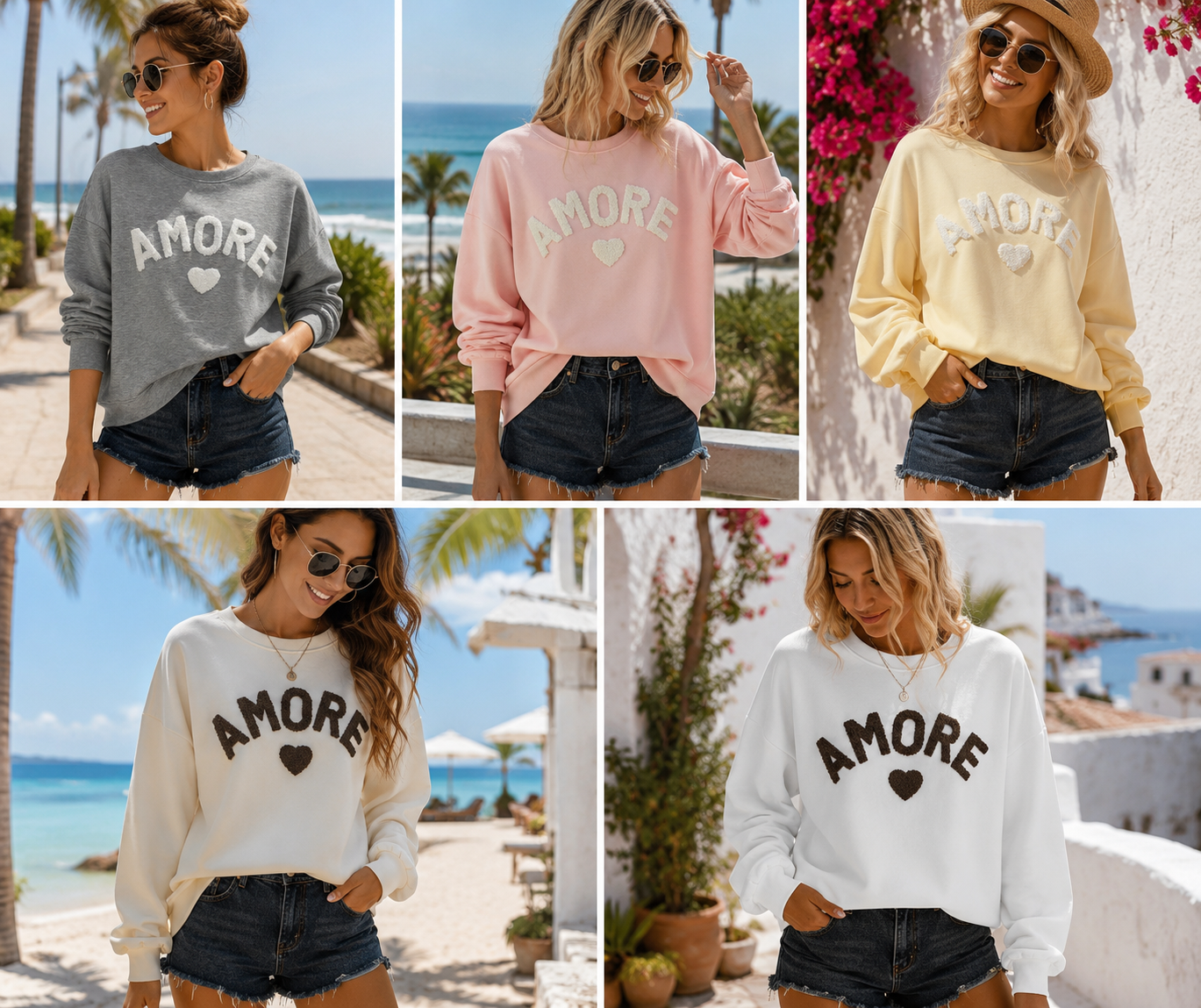 Amore Light Sweatshirt One Size