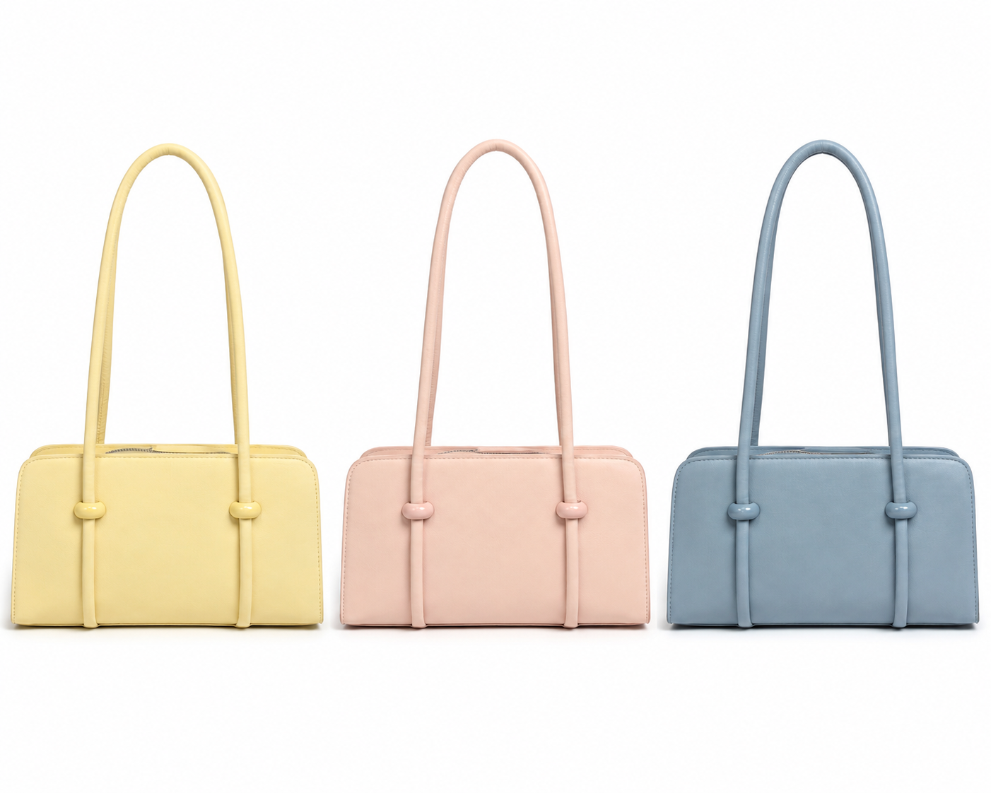 Pastel Shoulder Tote Handbag