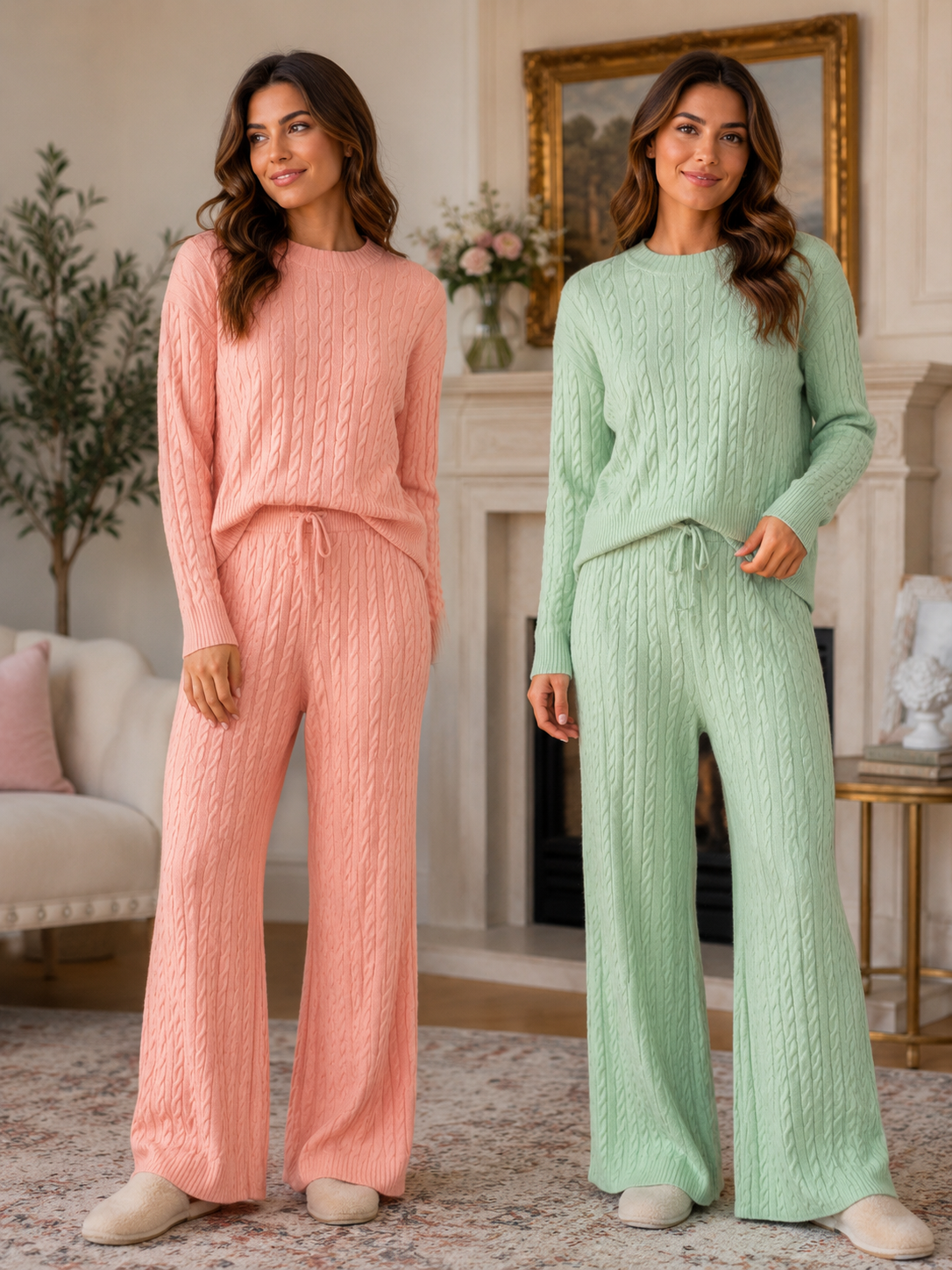 Cable Knit Co-Ord Set