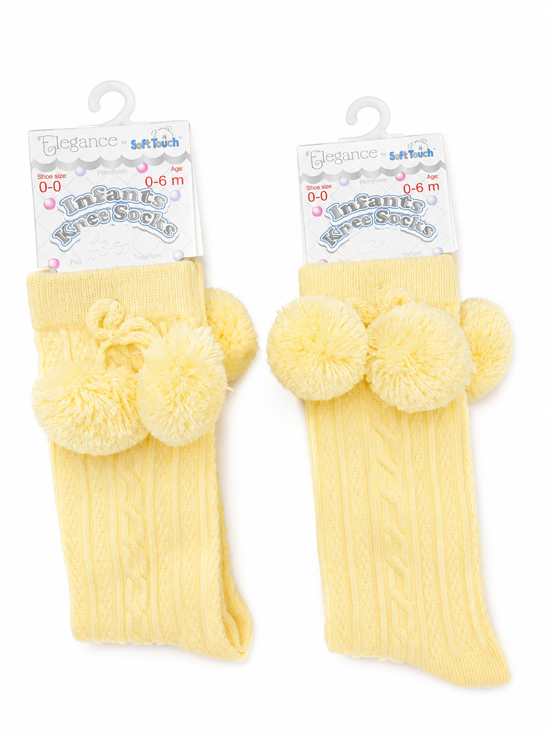 Knee High Pom Pom Socks