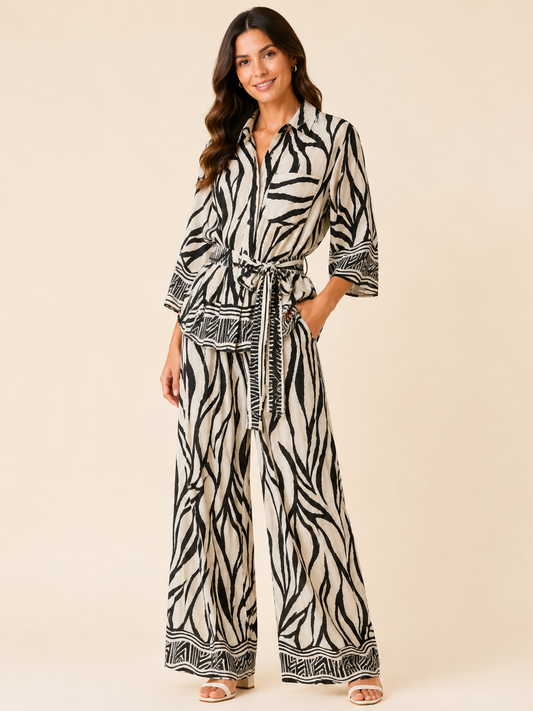 Soft Comfy Fabric Set, With Optional Tie Waist 10-16